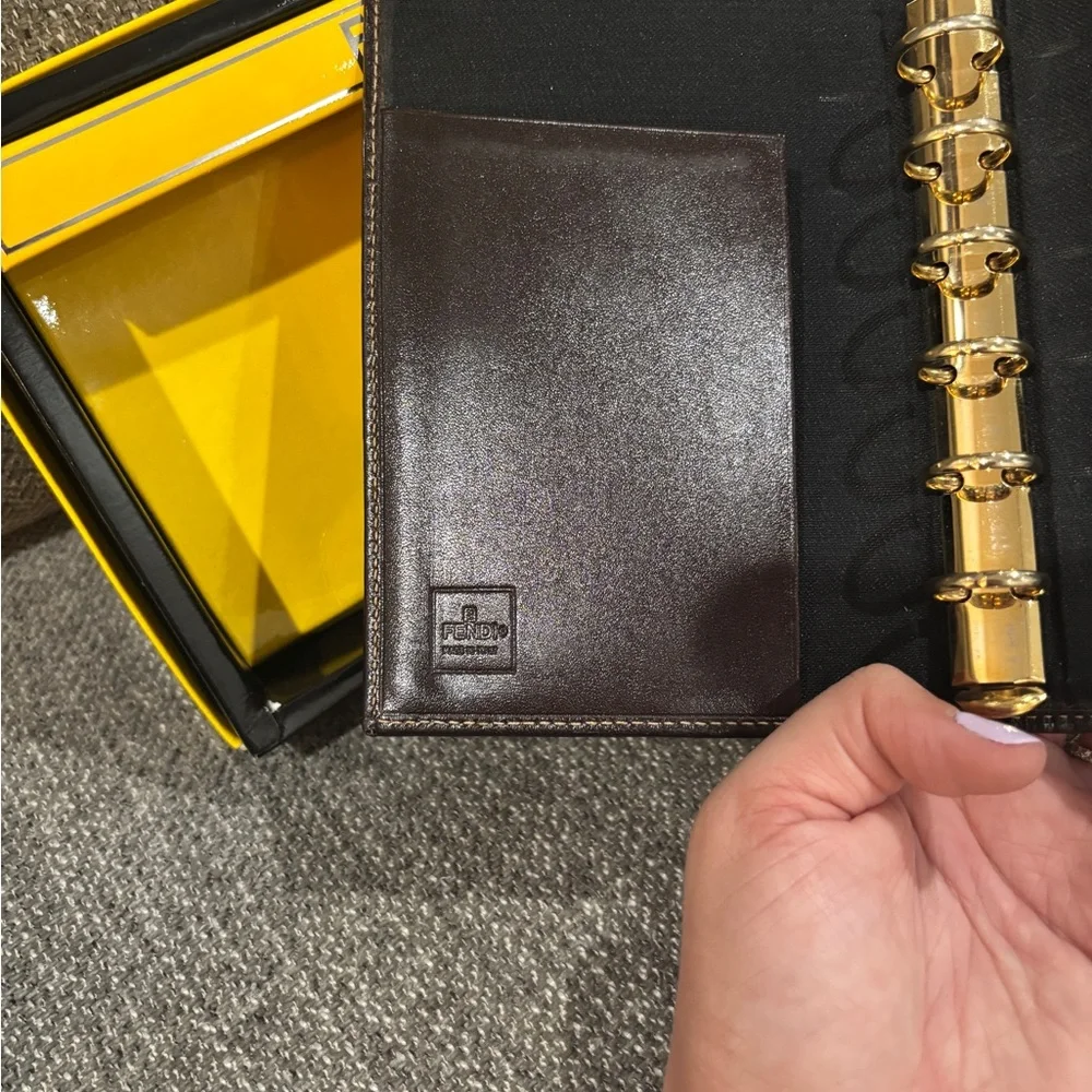 Fendi Zucca Brown and Black Monogram Agenda - Picture 6 of 12